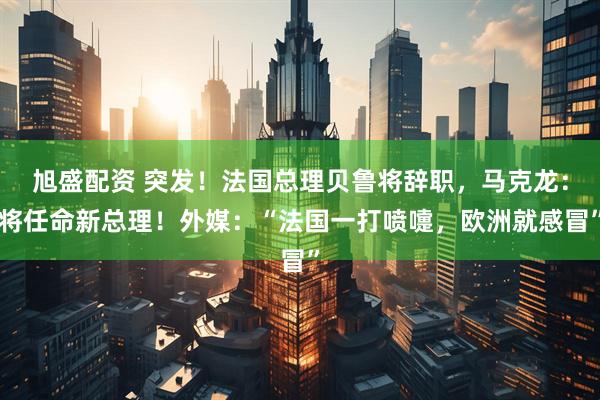 旭盛配资 突发！法国总理贝鲁将辞职，马克龙：将任命新总理！外媒：“法国一打喷嚏，欧洲就感冒”